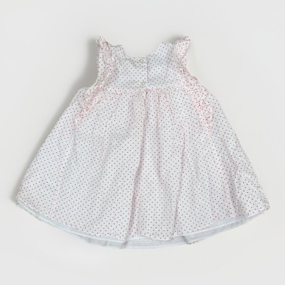Pippa and Julie White Swiss Dot Dress with Colorful Tassels size 24 Months - Picture 3 of 5